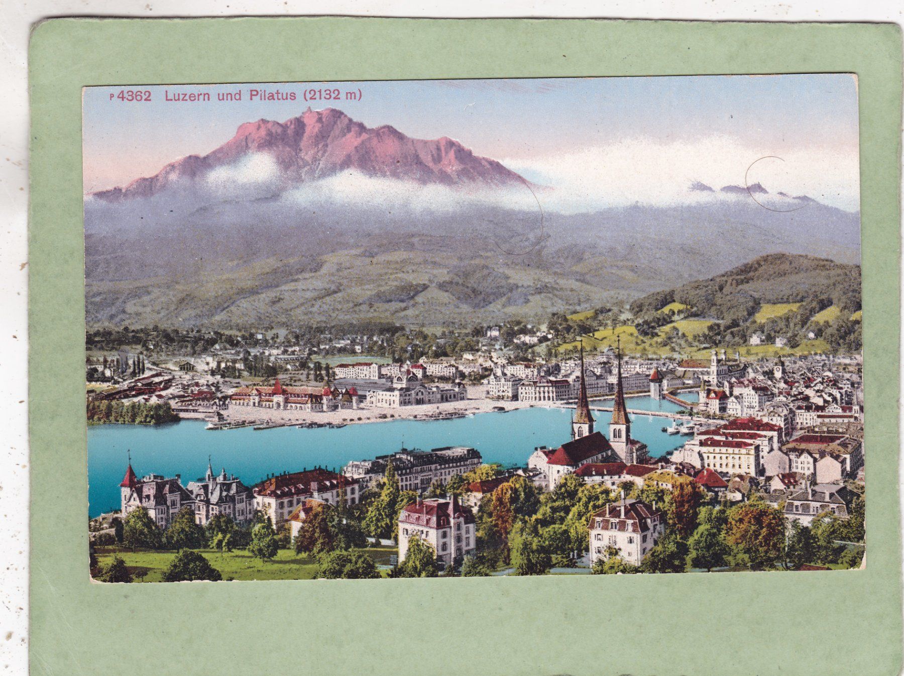 Cartoline postali: Luzern und Pilatus – Usato da Herisau venduto da Lisegrat2008