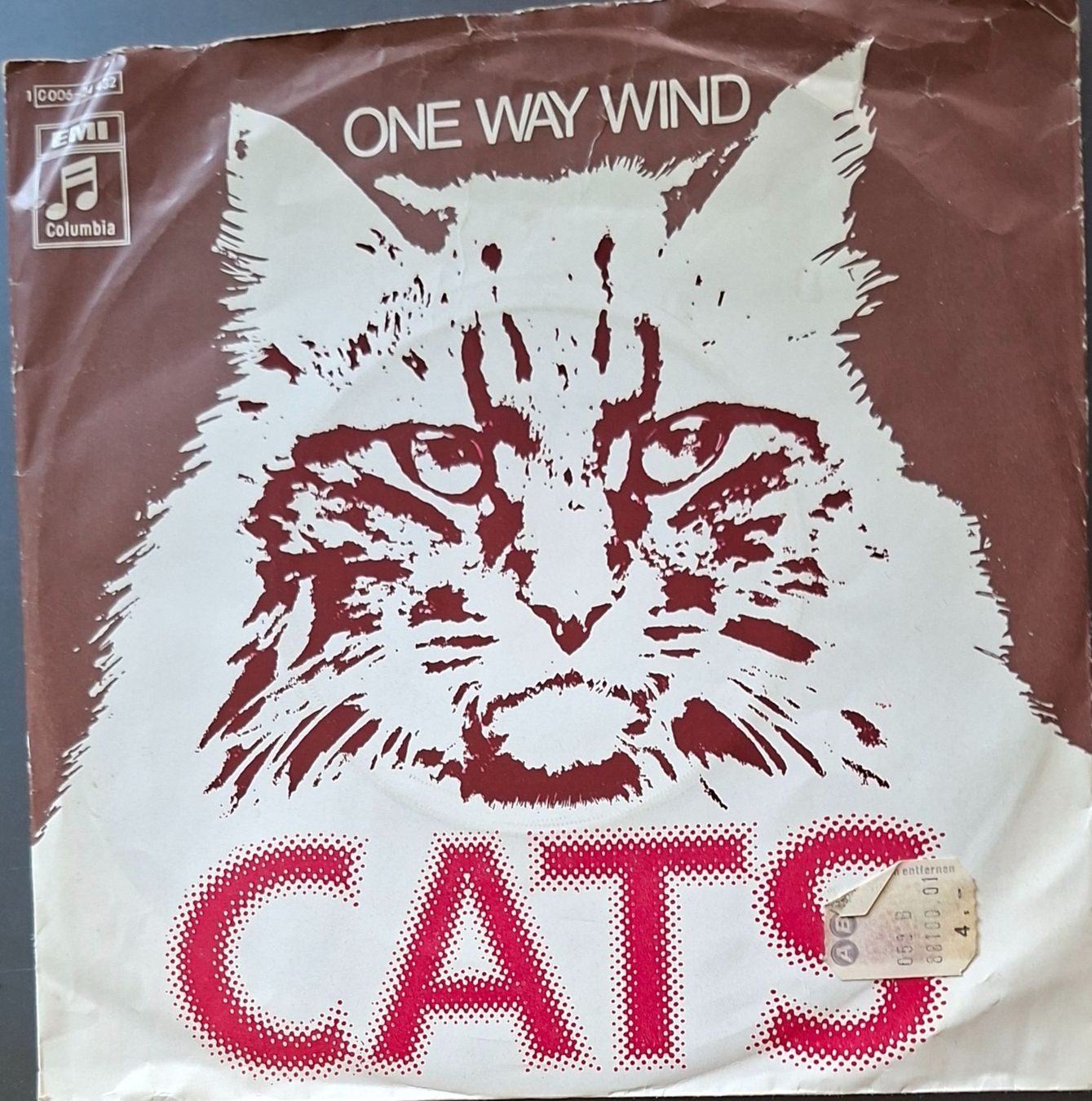 Dischi in vinile: Vinyl Single Cats - One Way Wind – Usato da Langenthal venduto da Modo39