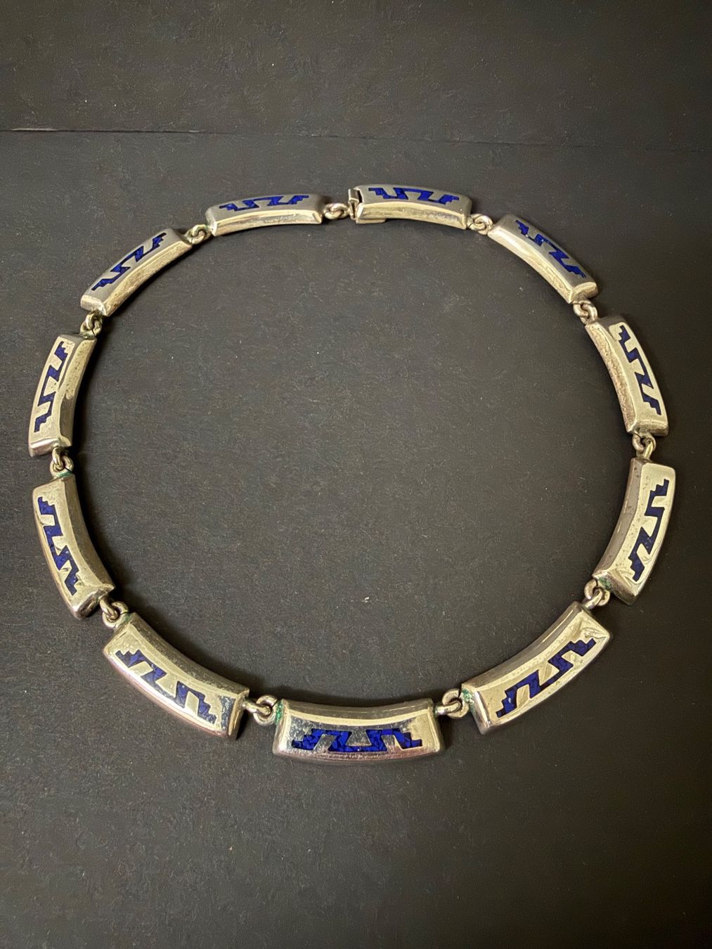 Ketten: Silber Kette mit Lapislazuli 925, 60g – Gebraucht aus Spiegel b. Bern von Rogger72 1