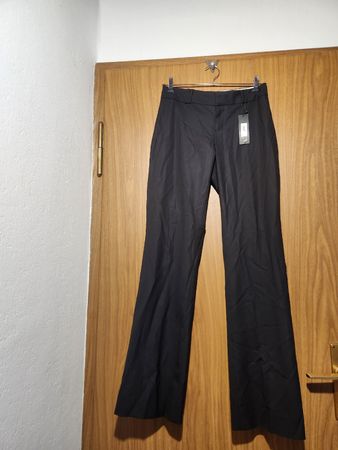 Pantalon laine  noir Banana Republic Jackson Curvy Fit S