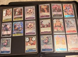One Piece & Dragon Ball TCG Set inkl. Sammelmappe 330 Karten