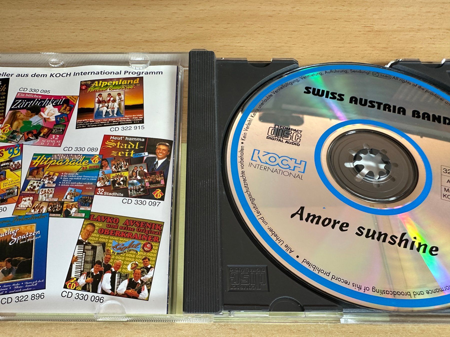 CD: Swiss-Austria-Band - Amore sunshine – Usato da Rikon im Tösstal venduto da Alpenmutz 2
