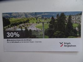 Bon 30% Rabatt Bahnfahrt Brigels-Crest Falla