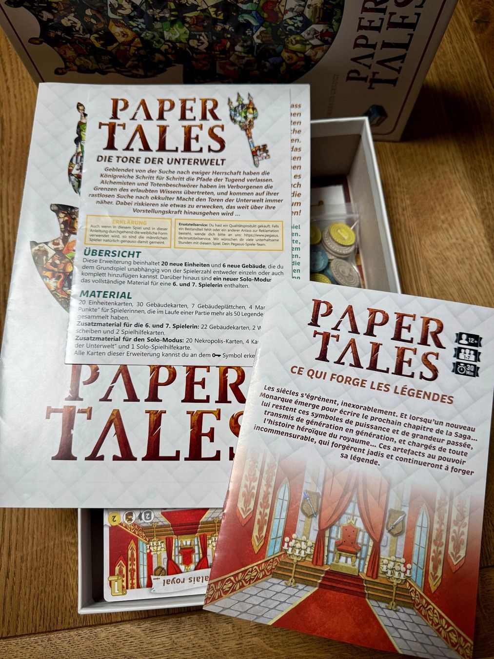 Pegasus Spiele Giochi: Paper Tales inkl. 2 Erweiterungen – Usato da Villigen venduto da chrishacky 2