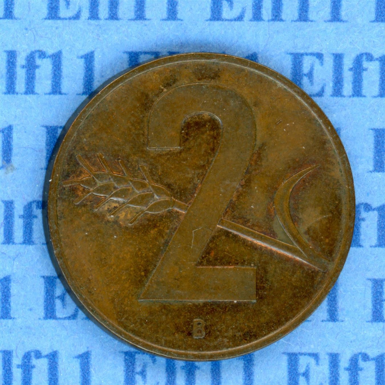 Tutti le monete: CHF___0.02 1963 -unz 2 Rappen – Usato da Widnau venduto da Elf11 1