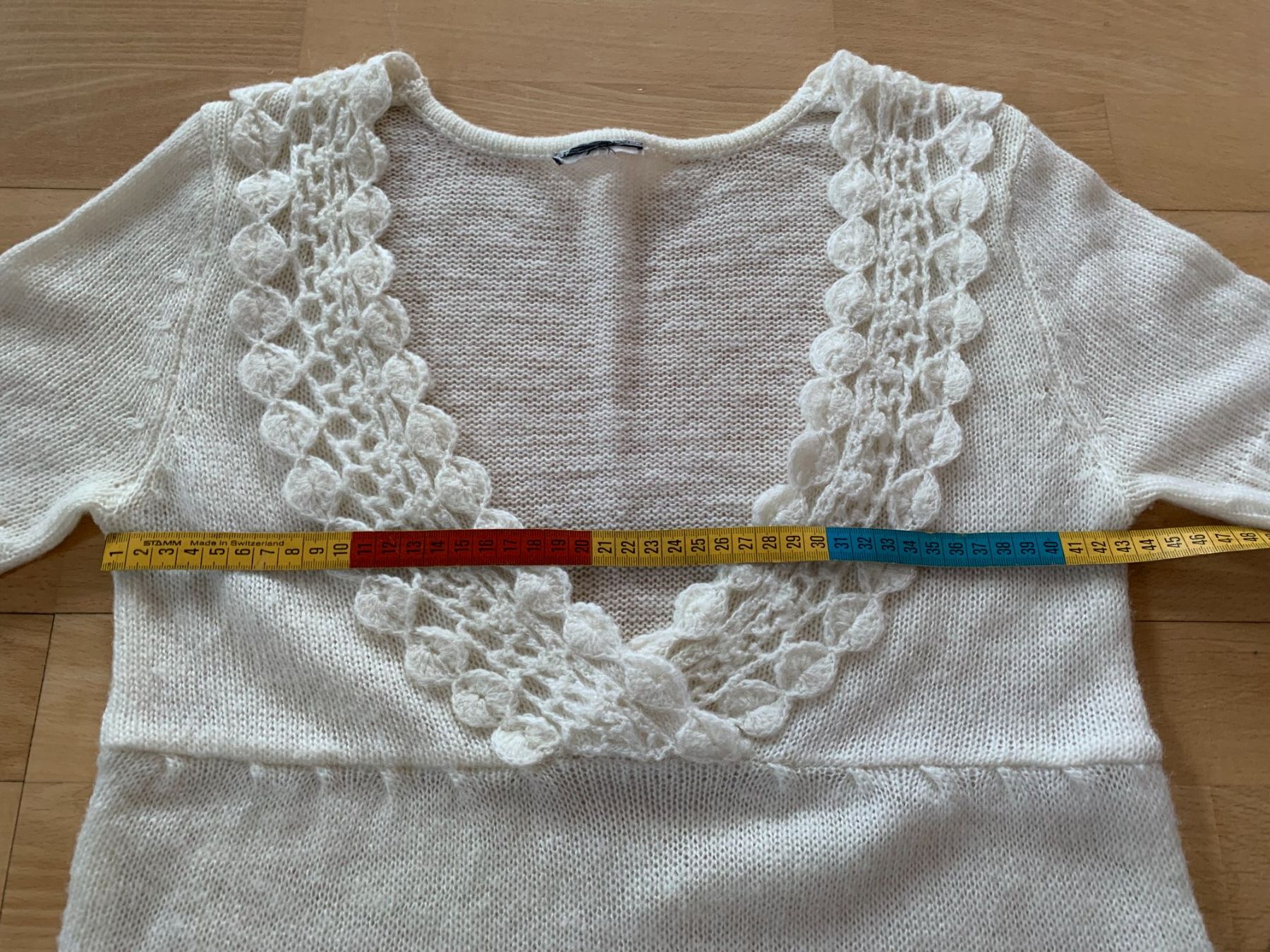 Tuniche: Damen Strick Tunika in ca. Gr. 38 / M, helles Beige – Usato da Worb venduto da farben20zauber 2