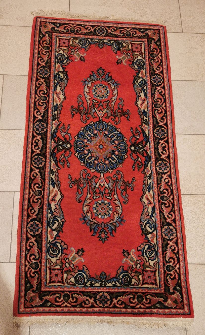 Tappeti: Roter Vintage Orientteppich, 150x70 cm – Usato da Frasnacht venduto da ale_g288