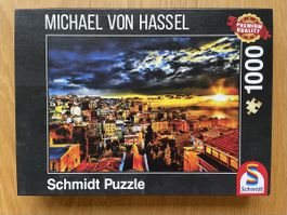 Schmidt Puzzle 1000 Teile Michael von Hassel Stadt am Meer