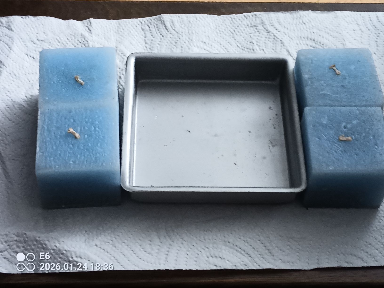 Candele: 4 Blockkerzen in der Aluschale – Nuovo e nell'imballaggio originale da Zürich venduto da Mitzi6 1