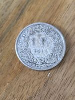 Pièce de monnaie 1 Franc Suisse 1914 B état acceptable