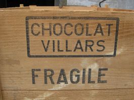 Chocolat Villars Holzkiste