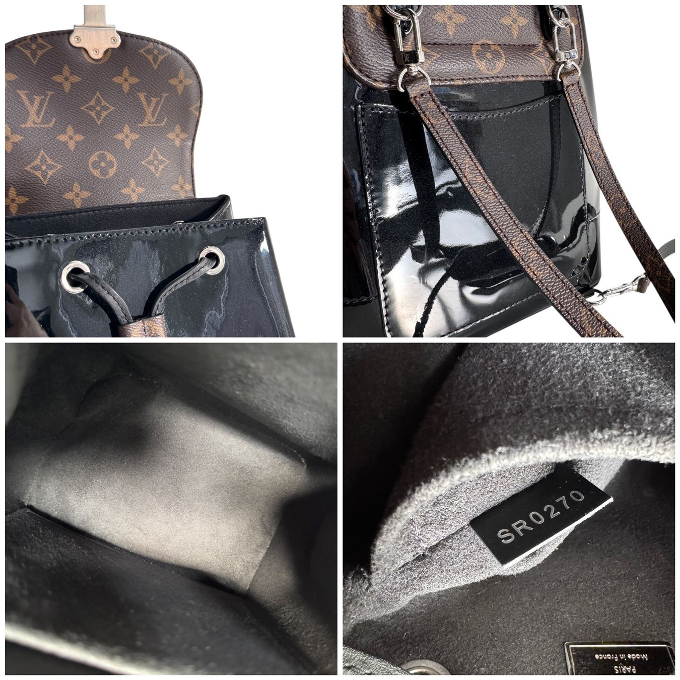 Louis Vuitton Borse da donna: LOUIS VUITTON  Patent Monogram Hot Springs Backpack Tasche – Usato da Kriens venduto da hannaandkiko 9