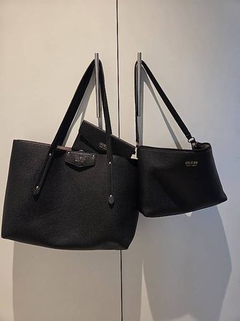 GUESS 3er Taschen-Set schwarz