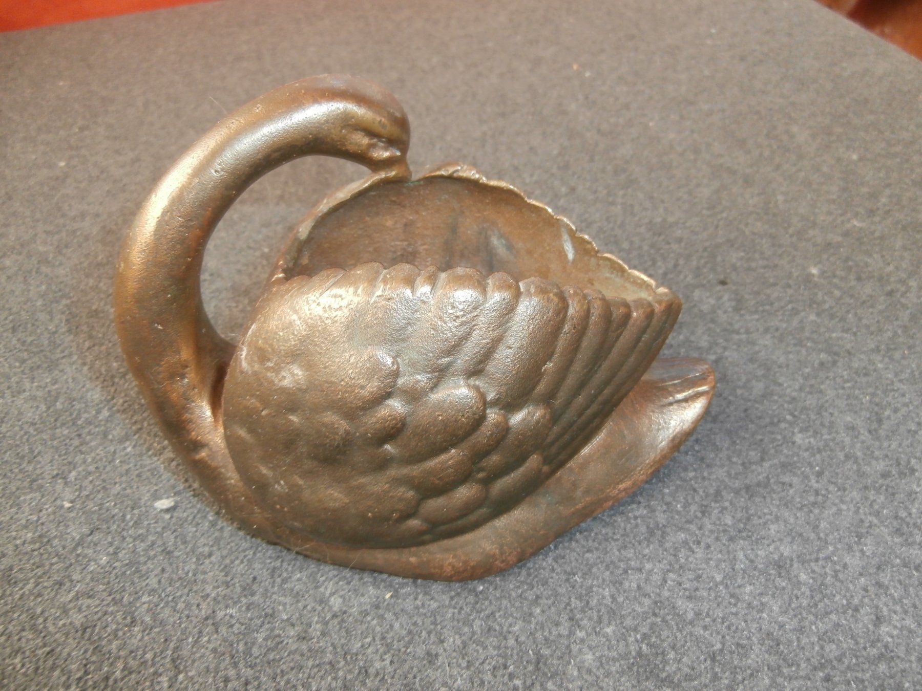 Sculture & Statue: wunderschöne Schwanen Bronze Figur Schälchen Form – Usato da Rüschegg-Heubach venduto da Ofen111 1