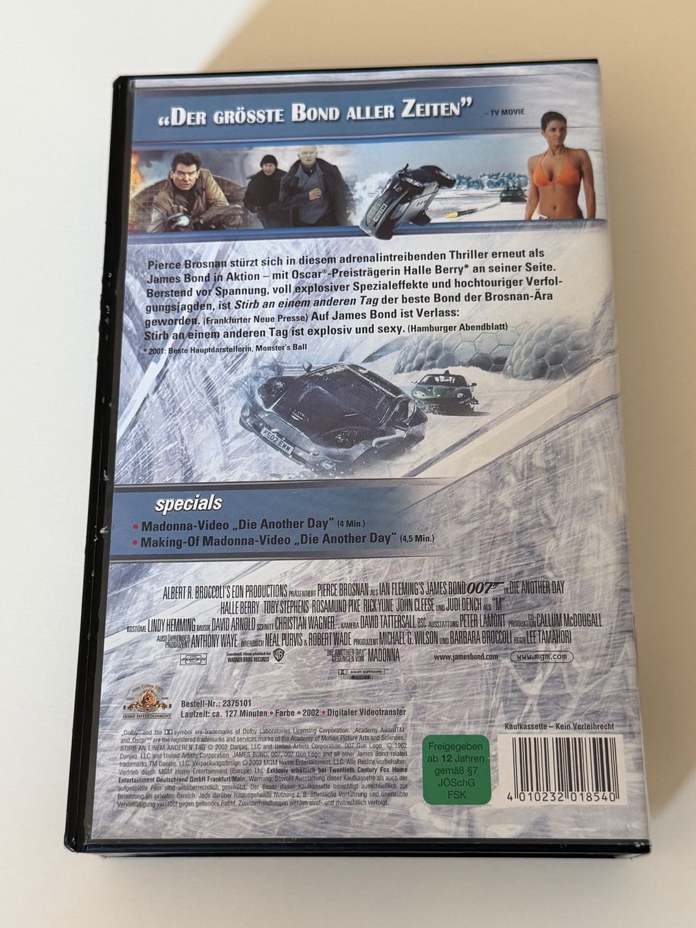 Tutti i VHS: 007 James Bond Stirb An Einem Anderen Tag – Usato da Altstätten SG venduto da sheamus 2