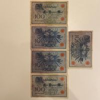 Hundert Mark - Reichsbanknote - 1908/07 - 100 Mark - selten