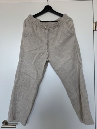 Leinenhose Herren beige Grösse M guter Zustand