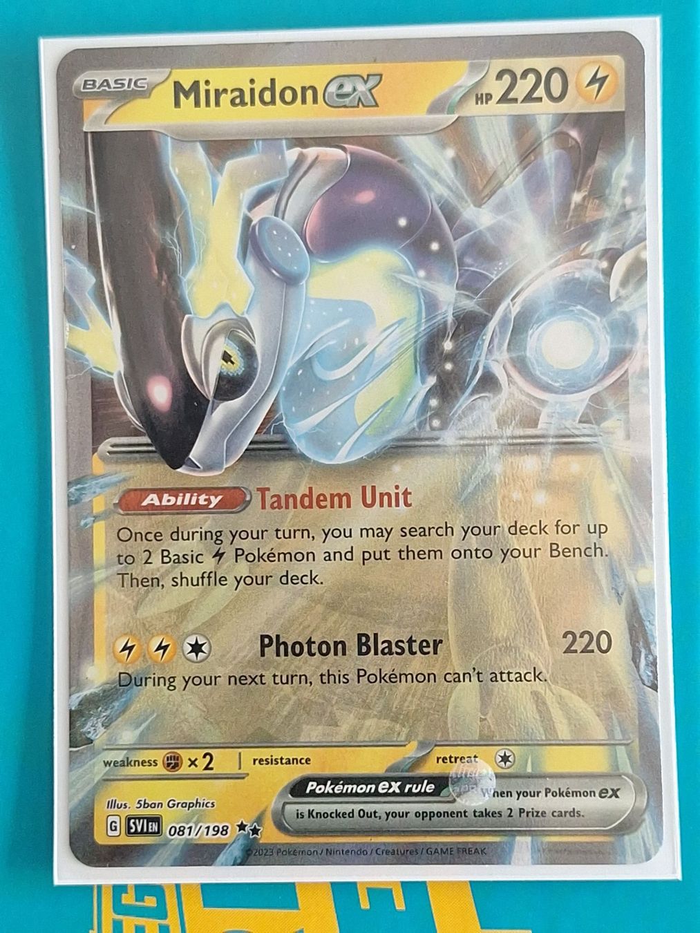 Pokémon Carte collezionabili: miraidon ex – Usato da Altstätten SG venduto da GGsGameshop