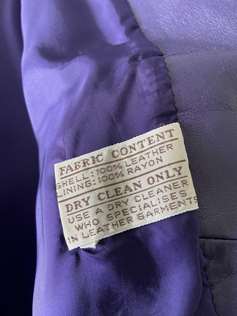 Modissa Giacche: Schöbe violette Lederjacke von Modissa Gr. L – Usato da Oftringen venduto da andrax 3