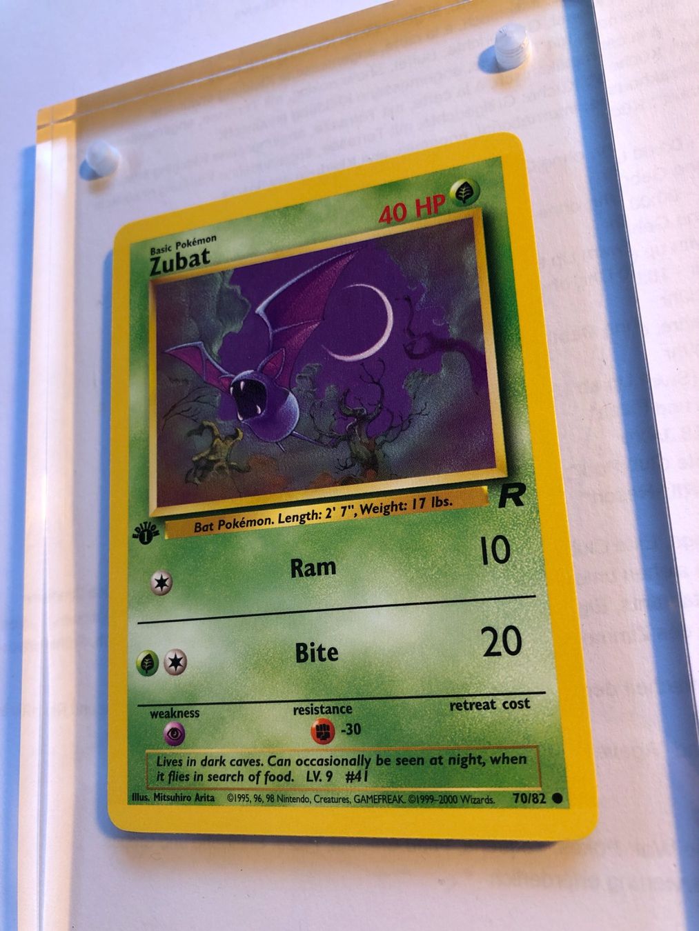 Sammelbilder & Trading cards: Zubat 1st Team Rocket - MINT - ab 1.- – Gebraucht aus Giubiasco von dan_pr8b 2