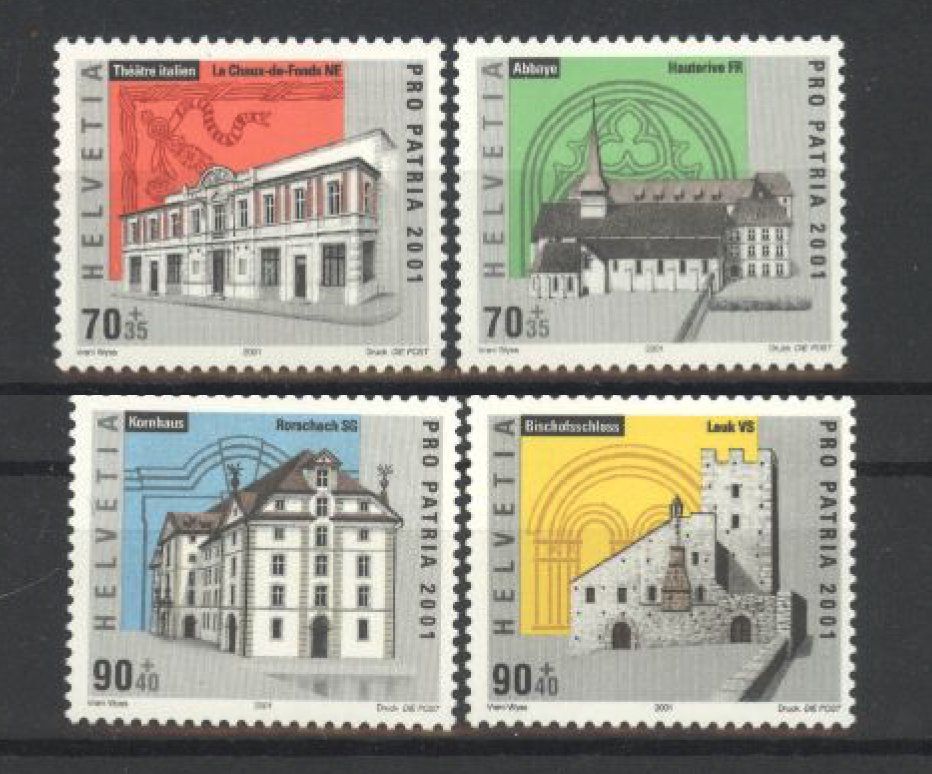 Tutti i francobolli: 2001, Pro Patria ** (1) – Usato da Willisau venduto da Vollstempel
