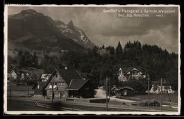 AK Weissbad, Gasthof u. Metzgerei z. Gemsle, Bes. Jos. Knech