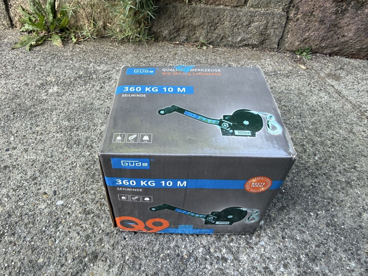 Sonstiges zum Lager & Transport: Güde Seilwinde 360 kg 10 m – Neu und originalverpackt aus Köniz von Andrea_BE 1