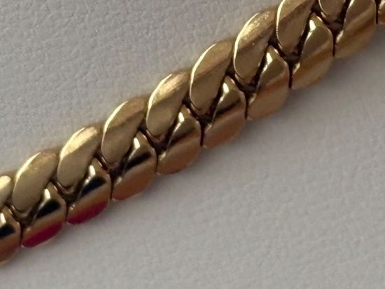 Ketten: Luxus Elegante Edelsthal Kette Farbe : Gold – Neu (gemäss Beschreibung) aus Biel-Bienne von Roserosse13 6