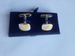 Elegante Manschettenknöpfe, Farbe Silber/Gold, Neu!