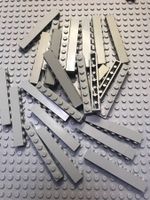 Lego 27 x Stein (3008) 1x8 gemischt alt/ neu hellgrau