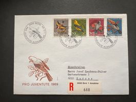 FDC Pro Juventute Brief 1969 (P968)