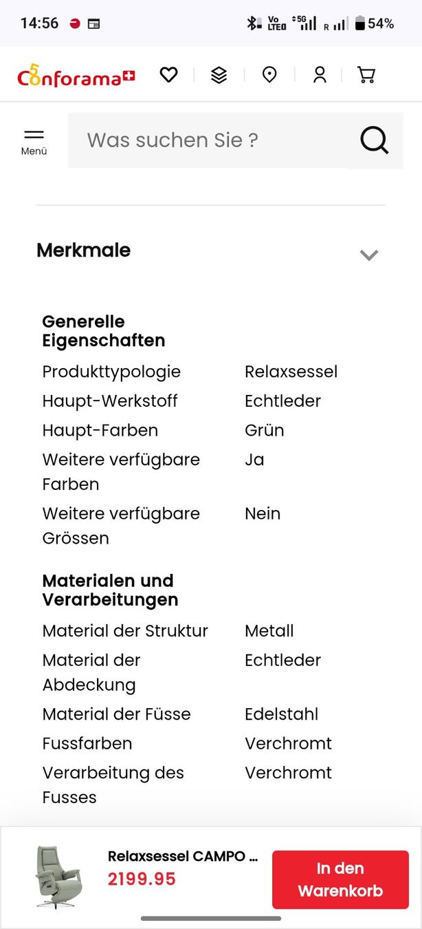 Poltrone: Design elektrischer relax Sessel Leder hellgrau, Neu! – Nuovo (secondo la descrizione) da Adligenswil venduto da Rsletu 7
