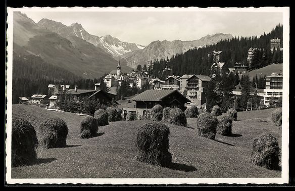 Cartes postales: AK Arosa, Im Heumonat – D'occasion à Berlin par bartko-reher