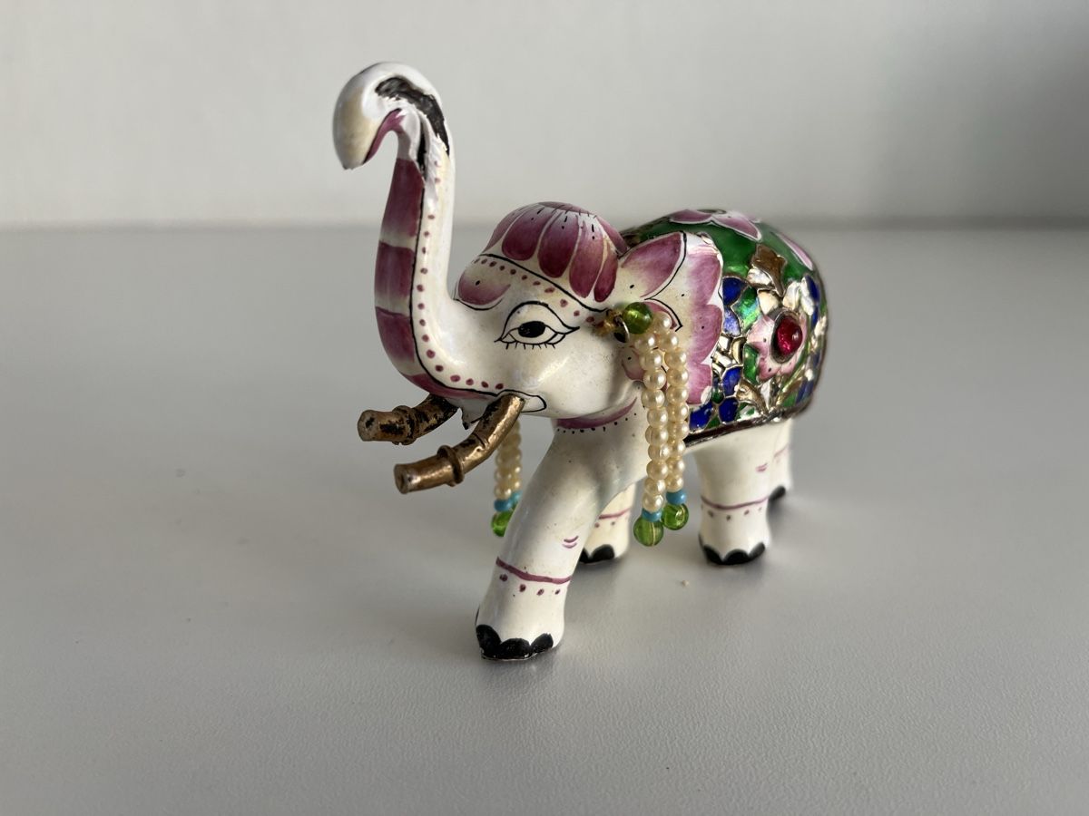 Tutte le decorazioni: alter Meenakari Elefant – Usato da Wetzikon ZH venduto da seli03 5