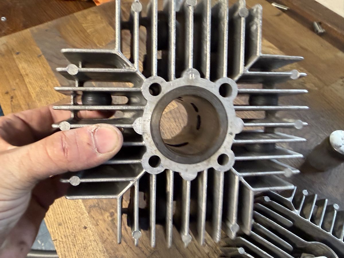 Mofa-Ersatzteile: Puch Supermaxi Zylinder KAT original komplett – Gebraucht aus Bolken von si.x.las 3