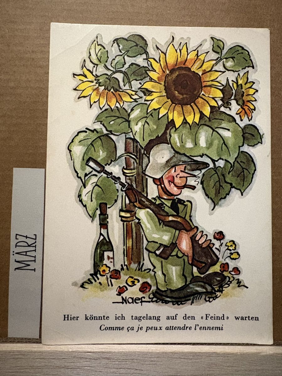 Cartoline postali: AK Militär Humor – Usato da Rümlang venduto da Kartenpost1
