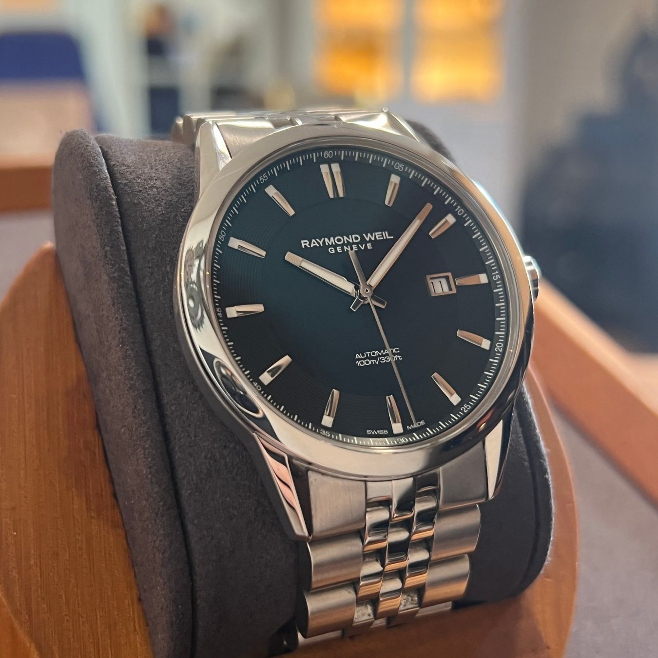 Raymond Weil Orologi: Raymond Weil Freelancer Black Dial Auto 2731 – Usato da Carouge GE venduto da Watchaser 1