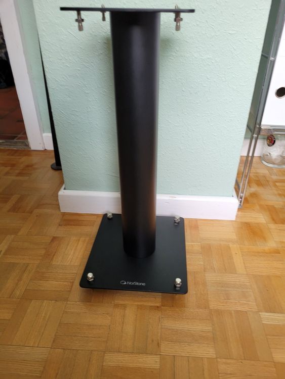 Norstone Stylum 1 Lautsprecherständer – 50 Cm Hoch, Weiß – Für Optimale Klangqualität