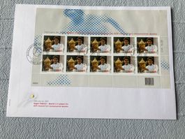 Roger Federer - Briefmarkenbogen - Erstausgabe 2007