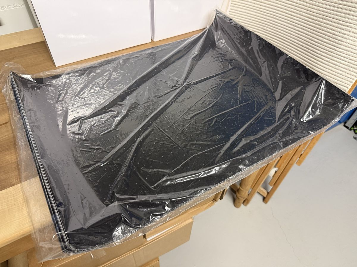 Kit bricolage: Wellkarton beidseitig gefärbt, 50x70 cm, schwarz – Nuovo (secondo la descrizione) da Rotkreuz venduto da Herbsttraum 2