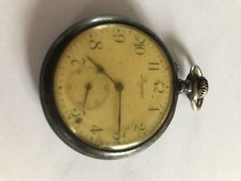 Longines montre  de poche en argent