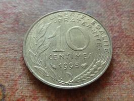 FRANCE  10 Centimes  1995  (P)