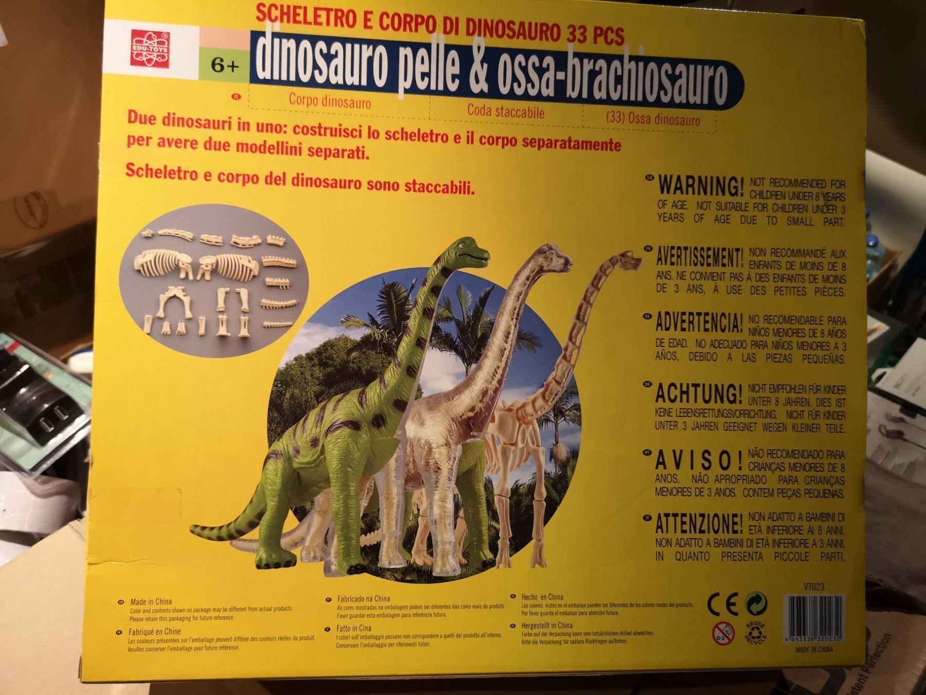 Giocattoli: Dinosaurier Large Skin 'n Bones Dinosaur Dino Brachio Saurus – Nuovo e nell'imballaggio originale da Kloten venduto da Euroasia 4