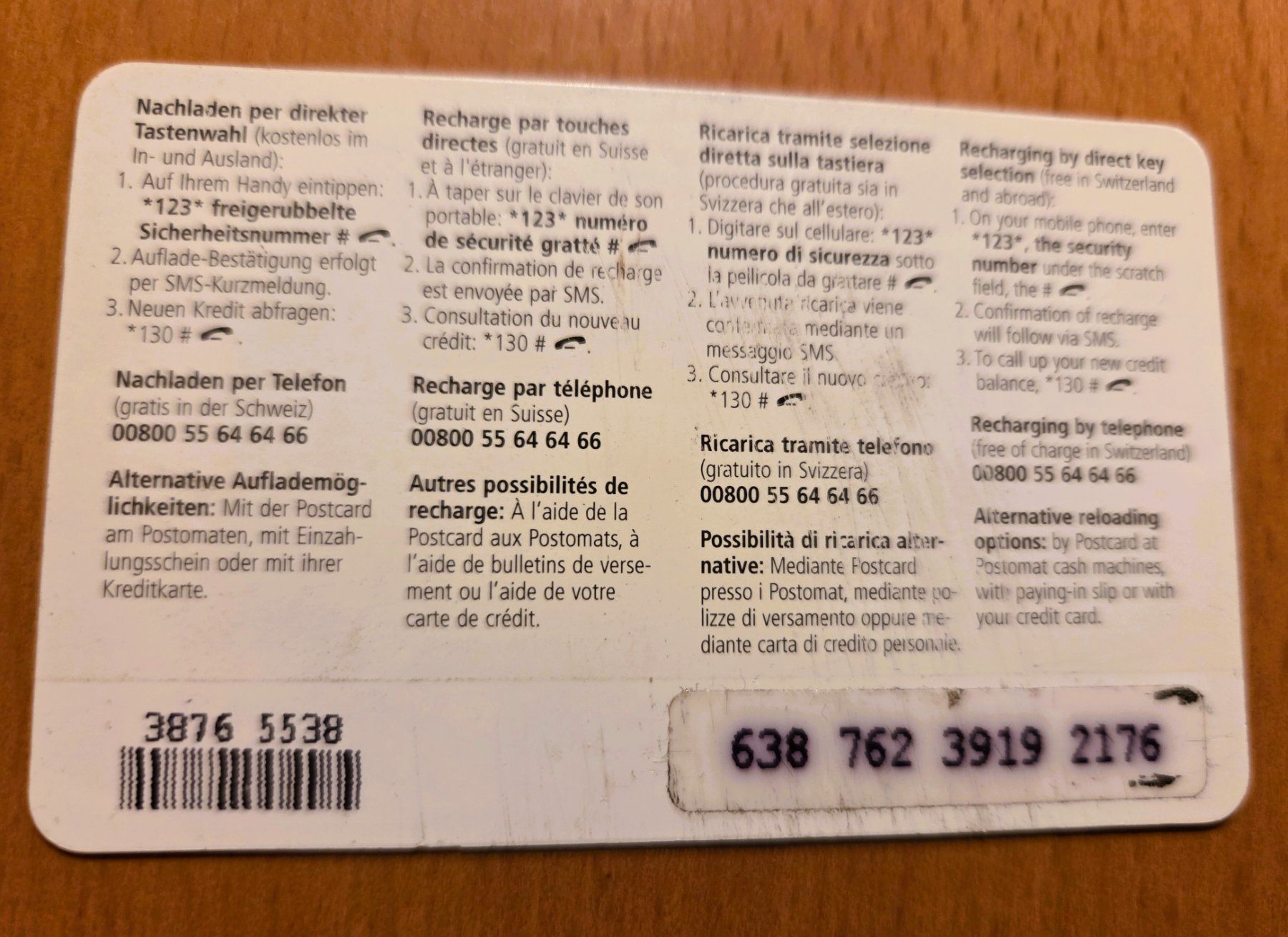Schede telefoniche: PREPAID - SCHWEIZ - SWISSCOM MOBILE – Usato da Brüttisellen venduto da Nighttrain 1