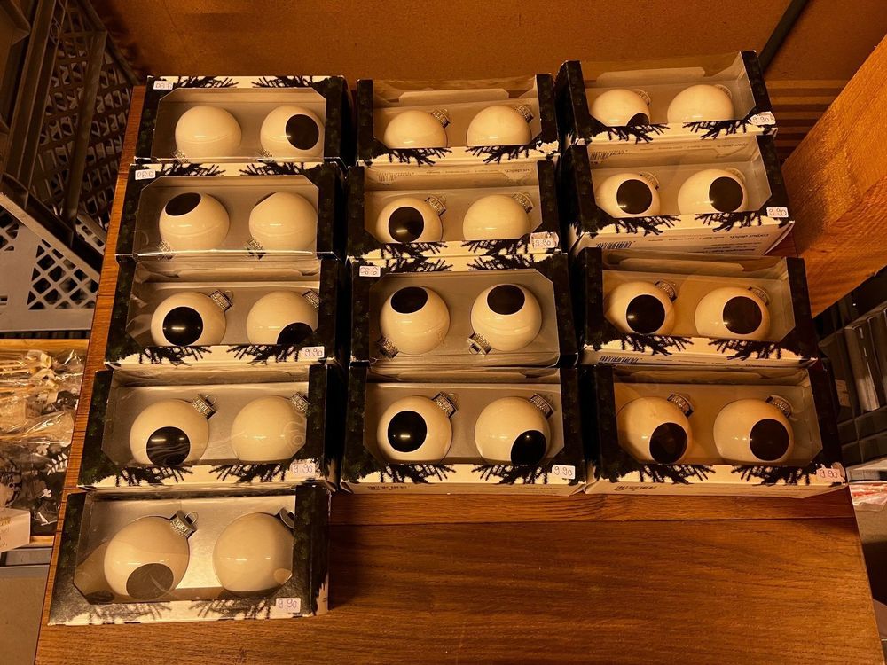 26 stk spezielle Weihnachtskugeln Augen Kaufen auf Ricardo