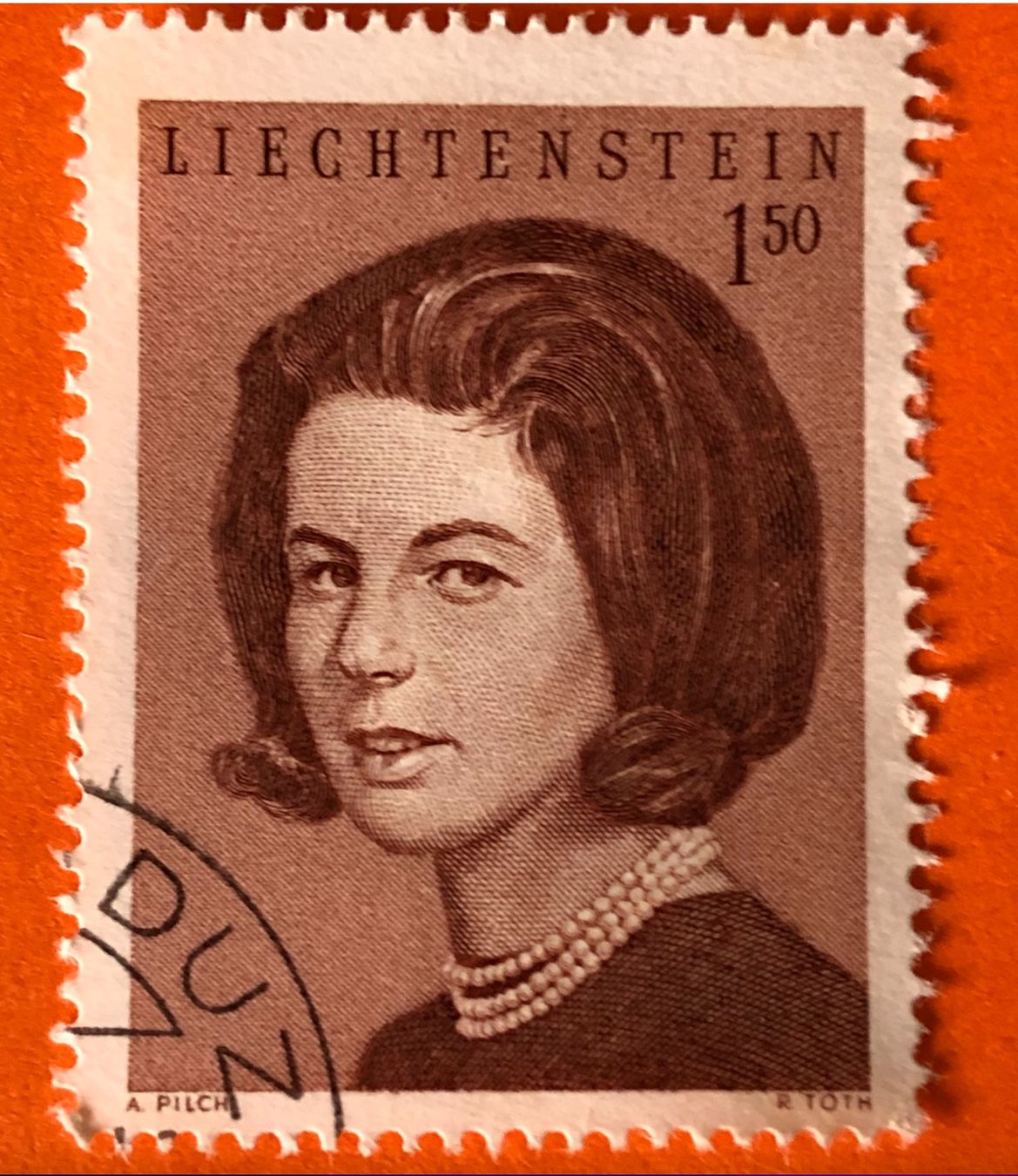 Tutti i francobolli: Briefmarken aus San Liechtenstein gestempelt  – Usato da Aarau venduto da Angi-007