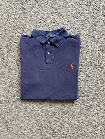 Polo Ralph Lauren bleu marine, Taille L – En très bon état!