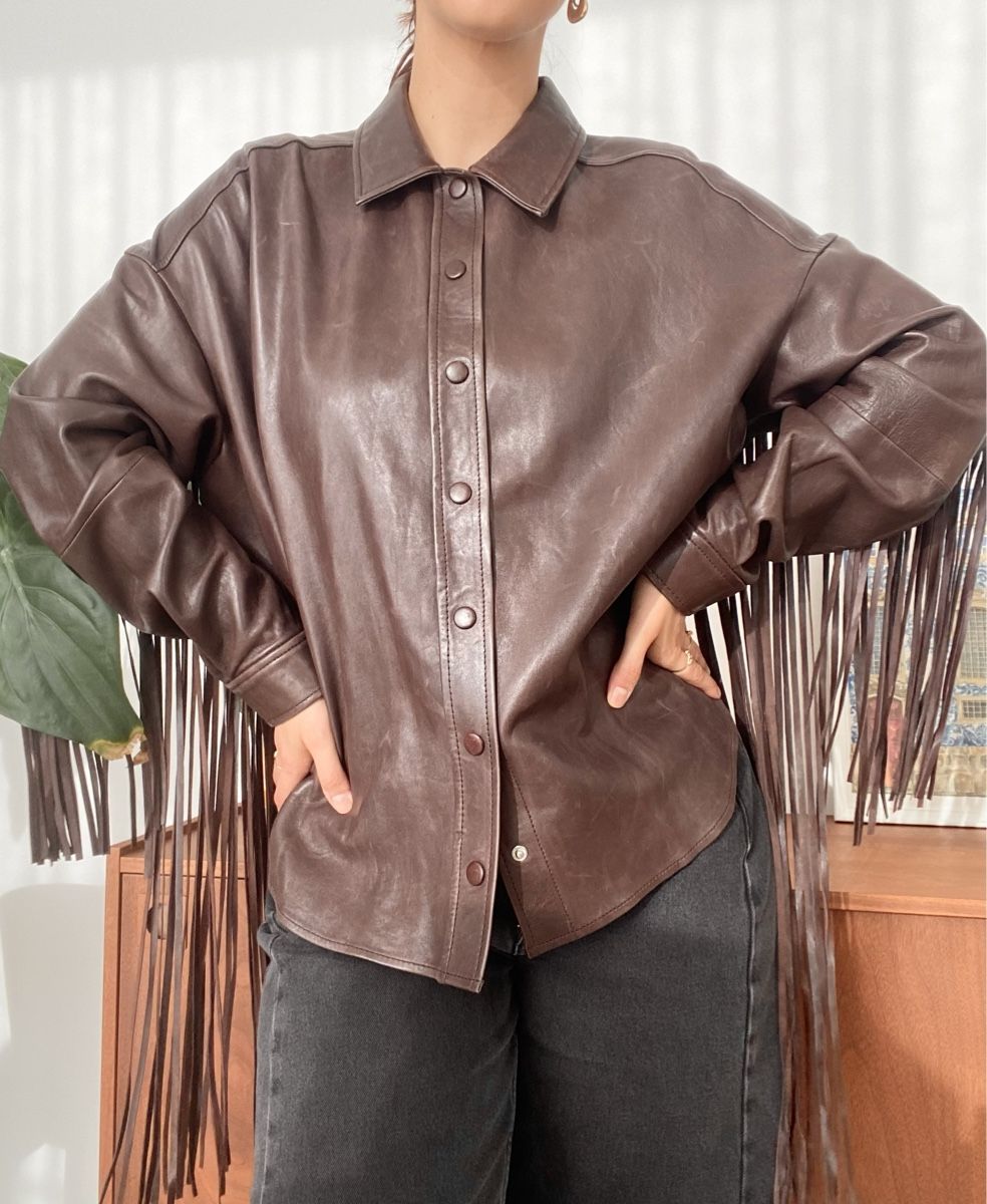 Zara Giacche: Veste / chemise en cuir - XS – Usato da Bussigny venduto da cac_q2c6