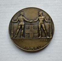 1924 Schützenmedaille Jahrhundertfeier Bronze