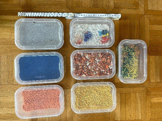Tutte le decorazioni: Dekoration 19 Teile Steine, Kies, Sand – Nuovo (secondo la descrizione) da Niederwil AG venduto da Eksternenberg